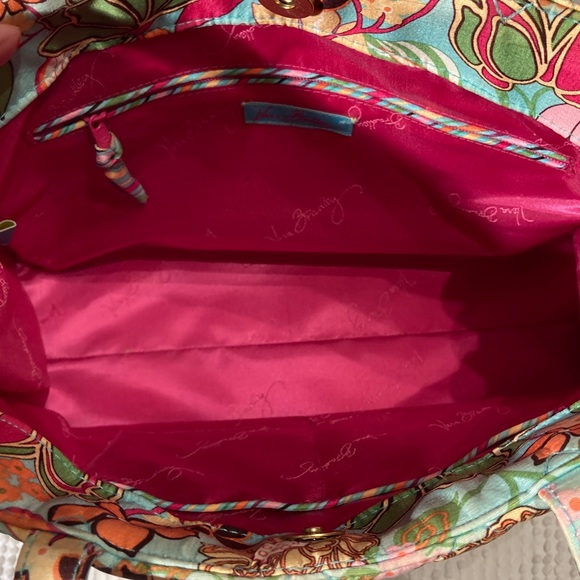 Vera Bradley “Erica” Floral Tote - Picture 2 of 5